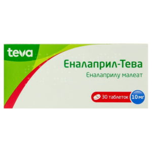 Enalapril-Teva 30 tablets 10 mg