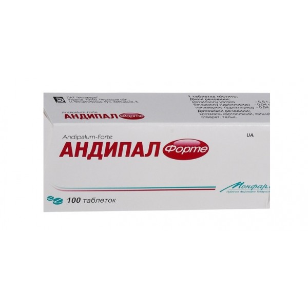 Andipal Forte Metamizole 50-100 tabs