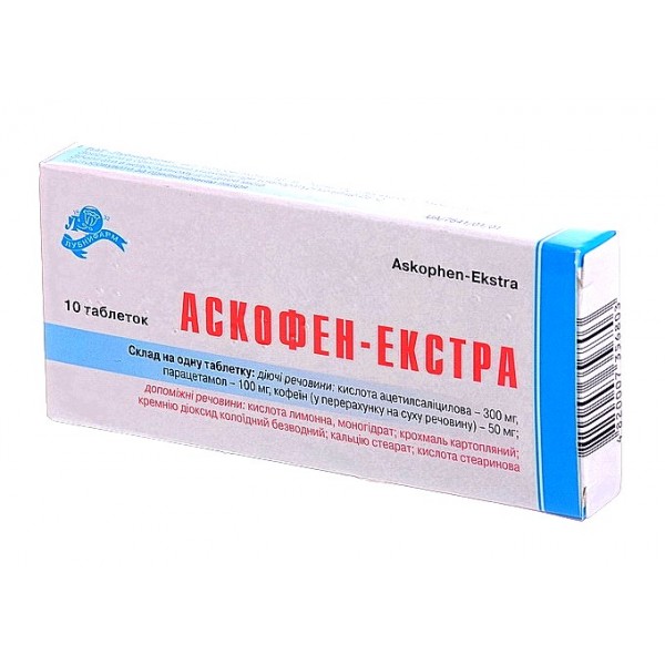 Ascophen-Extra Askofen 10 tabs