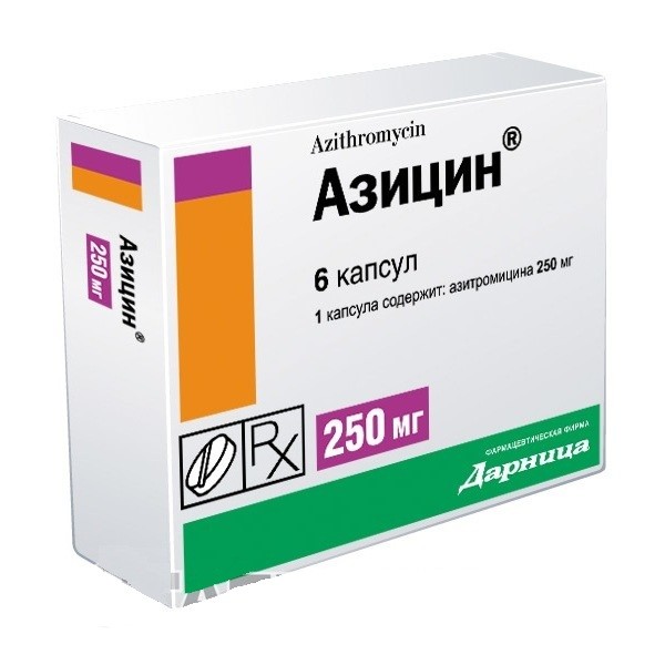 Azithromycin 250mg 6 tabs