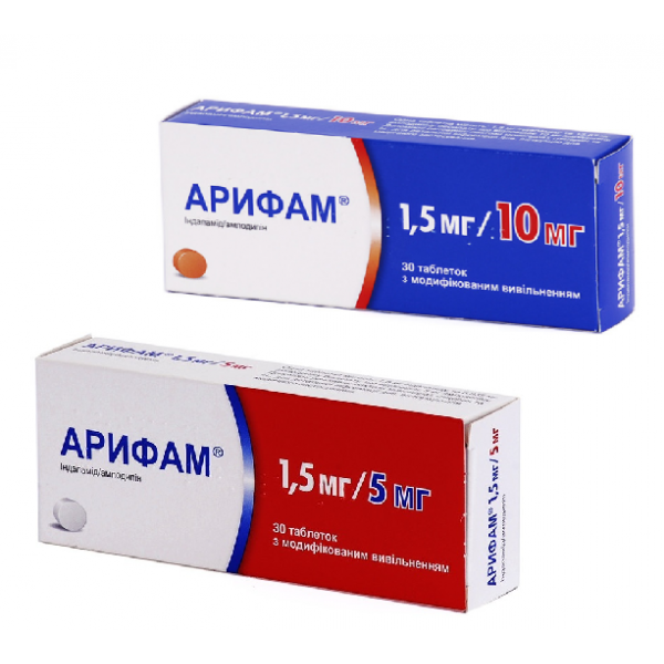 Arifam 1.5/5mg, 1.5/10mg 30 tablets
