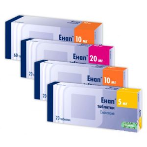 Enap Enalapril 2.5-20mg 20 tabs