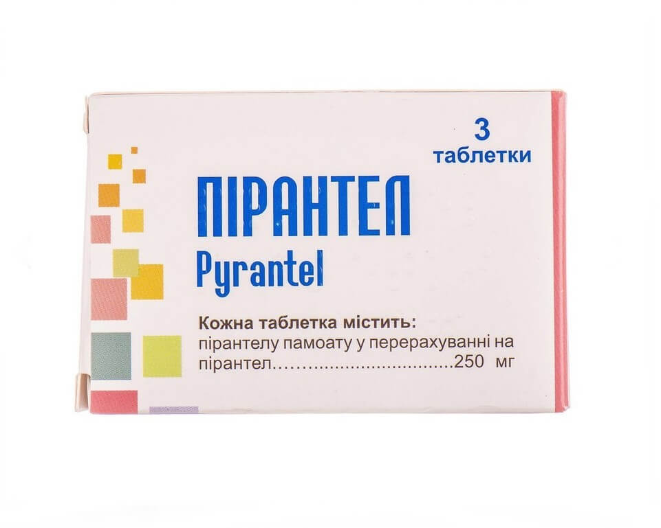 Pyrantel 250mg 30 tablets