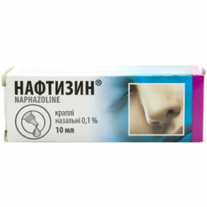 Naphazoline nasal drops 0.1% 10ml