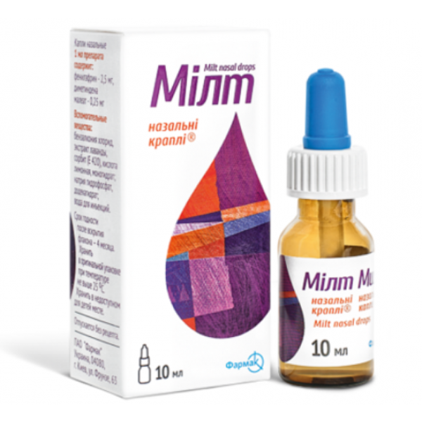 Milt nasal drops 10ml