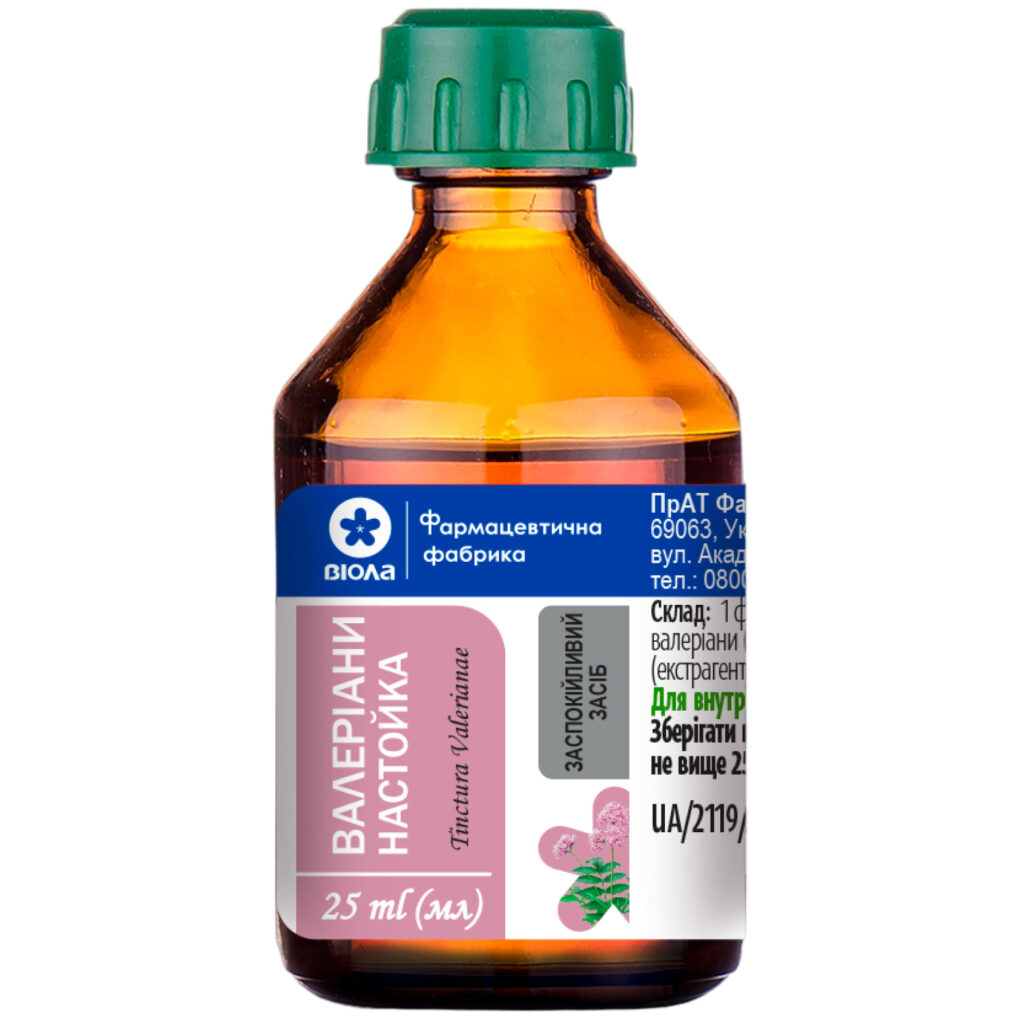 Valeriana tincture 25 ml