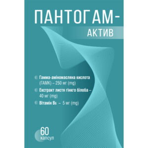 Pantogam Active 60 capsules