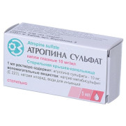 Atropina atropine antimuscarinic / mydriatic-cycloplegic