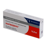 Carvidex carvedilol alpha/beta-blocker