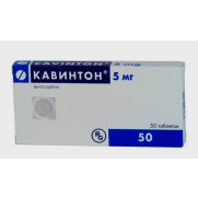 Cavinton vinpocetine cerebral vasodilator / nootropic