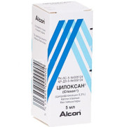 Ciloxan ciprofloxacin fluoroquinolone antibiotic ear/eye drops