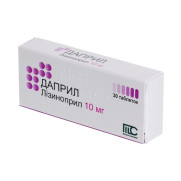 Dapril lisinopril ACE inhibitor