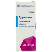 Dorzoptik dorzolamide carbonic anhydrase inhibitor (antiglaucoma)