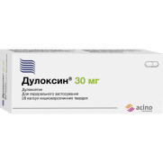 Duloxin duloxetine serotonin-norepinephrine reuptake inhibitor (SNRI) antidepressant