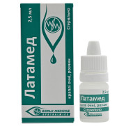 Latamed latanoprost + timolol prostaglandin analogue + beta-blocker combination