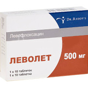 Levolet levofloxacin fluoroquinolone antibiotic
