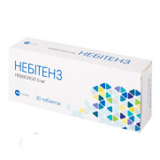 Nebitens nebivolol beta-blocker (selective beta-1, vasodilating)