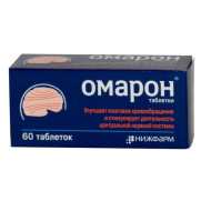 Omaron piracetam + cinnarizine nootropic + calcium channel blocker combination