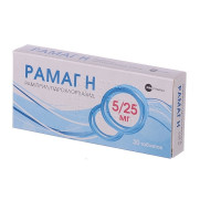 Ramag ramipril + hydrochlorothiazide ACE inhibitor + thiazide diuretic combination