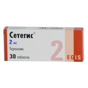 Setegis terazosin alpha-1 adrenoceptor antagonist