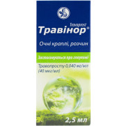 Travinor travoprost prostaglandin analogue (anti-glaucoma)
